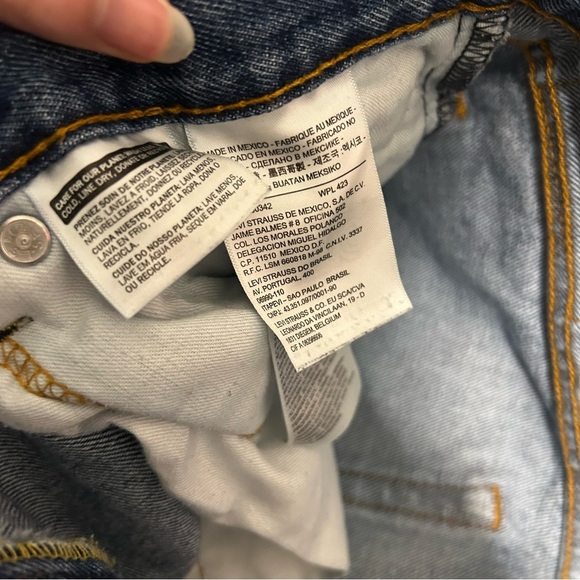 Levi’s Jeans Mens 38x30 Blue 505 Regular Fit Straight Medium Wash Denim (2013) - Picture 12 of 14